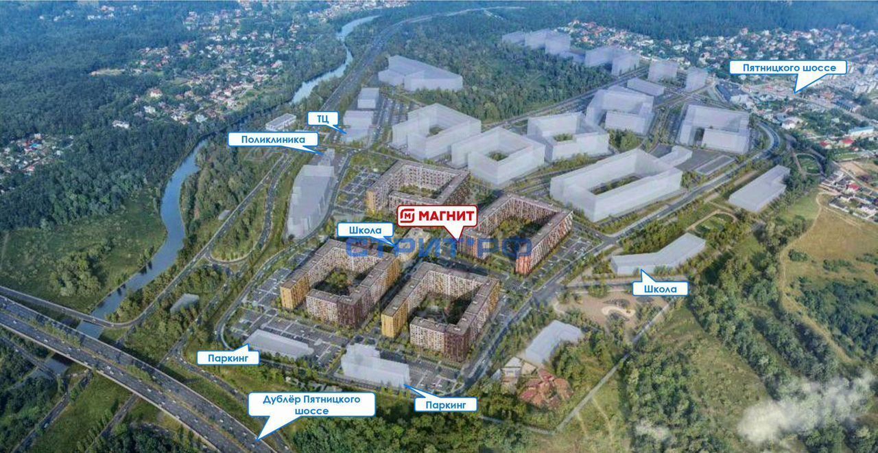 торговое помещение г Химки ЖК Пятницкие Луга к 2/1, Красногорск, д. Юрлово фото 4