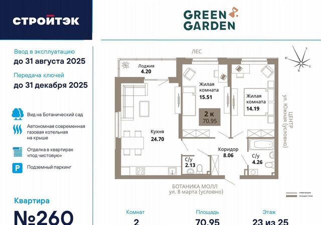 р-н Чкаловский Чкаловская дом 204 ЖК «Green Garden» фото