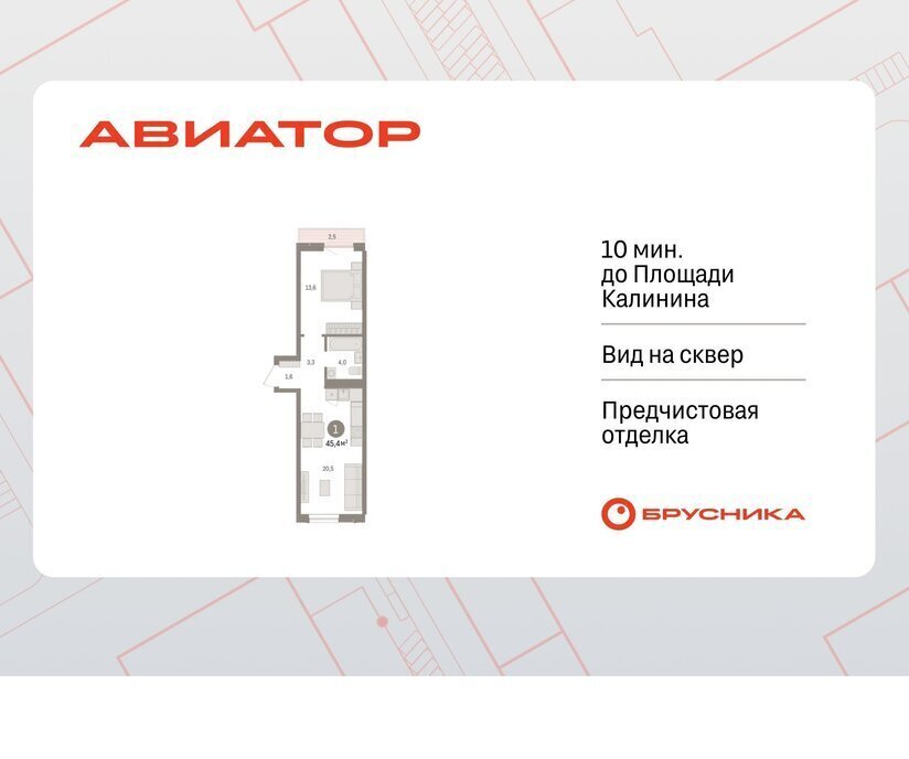 квартира г Новосибирск р-н Заельцовский Заельцовская ул Аэропорт фото 1