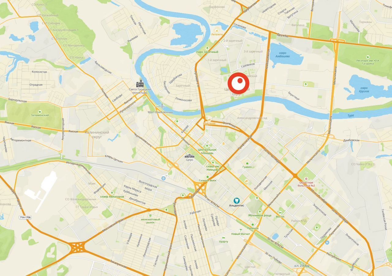 квартира г Тюмень р-н Центральный ул Муравленко 9 ЖК Европейский корп. 2 фото 4