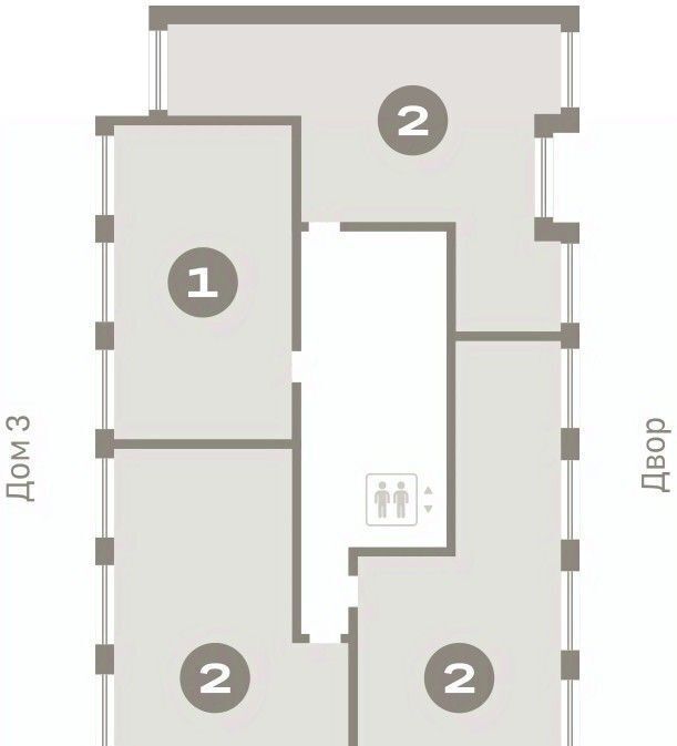 квартира г Тюмень р-н Центральный ул Муравленко 9/2 фото 2