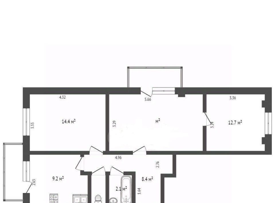 квартира г Одинцово ш Можайское 45 Одинцово фото 18