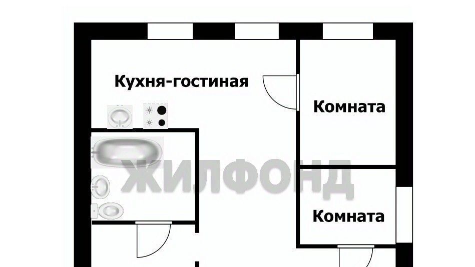 квартира г Новосибирск метро Площадь Гарина-Михайловского ул Омская 89а фото 8
