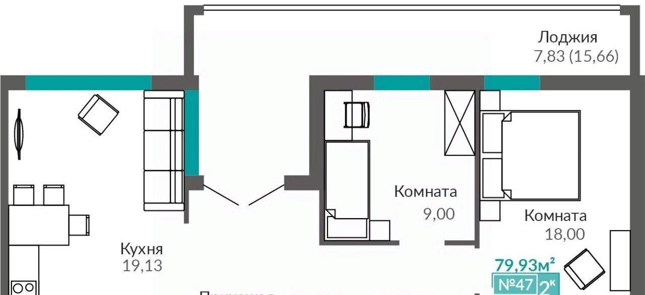 квартира г Симферополь р-н Киевский Крымская Роза фото 1