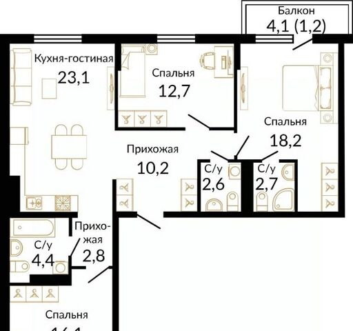р-н Прикубанский ЖК «Краснодар» ул. Даниила Смоляна, 80/1 фото