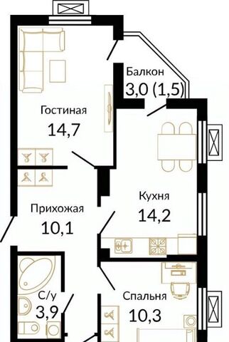 р-н Прикубанский ЖК «Краснодар» ул. Даниила Смоляна, 80 фото