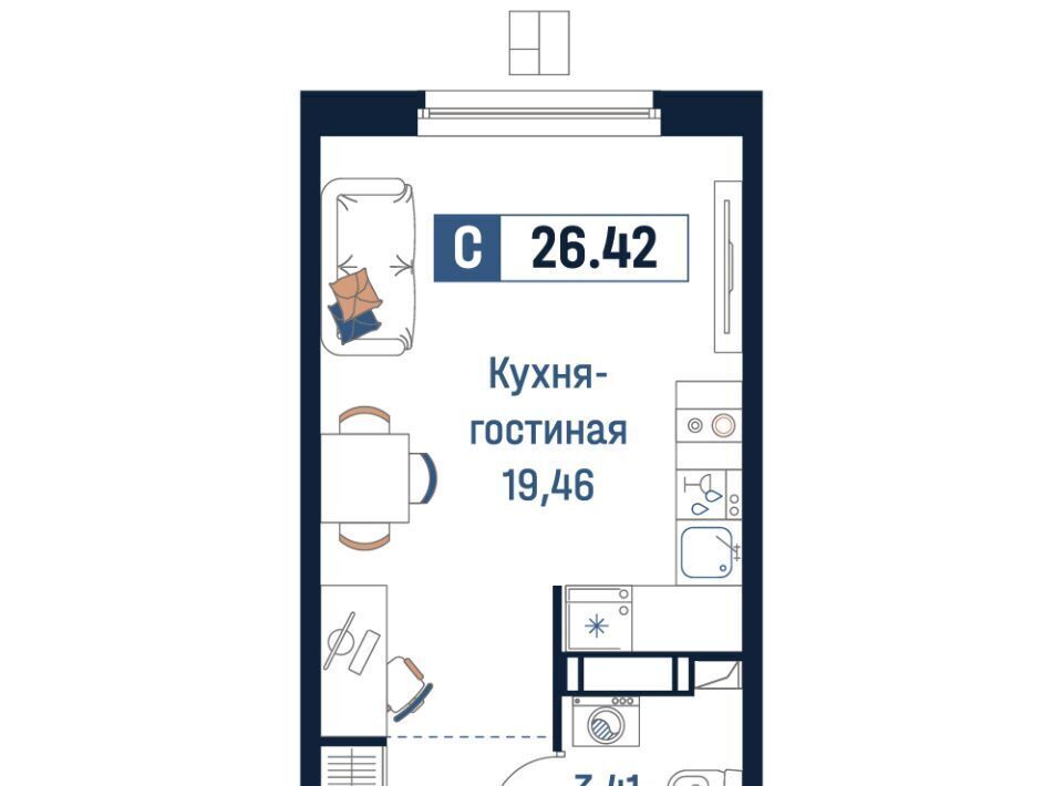 квартира р-н Всеволожский г Мурино Девяткино фото 1
