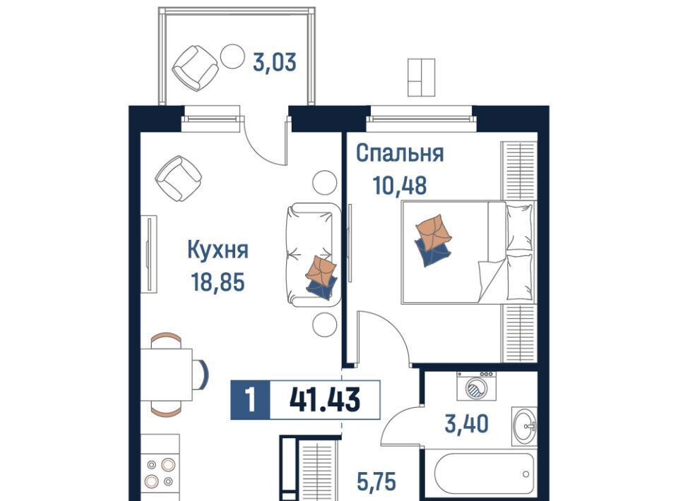 квартира р-н Всеволожский г Мурино Девяткино фото 1