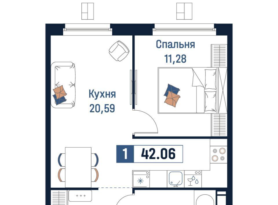 квартира р-н Всеволожский г Мурино Девяткино фото 1