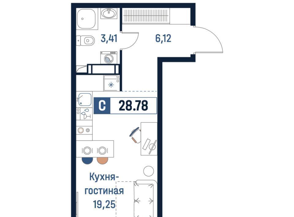 квартира р-н Всеволожский г Мурино Девяткино фото 1
