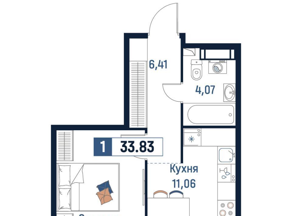 квартира р-н Всеволожский г Мурино Девяткино фото 1