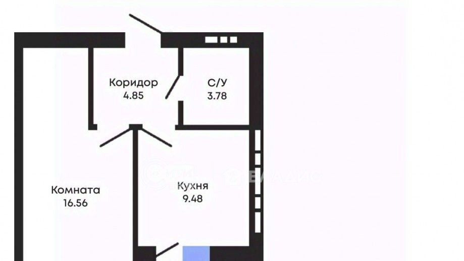 квартира г Воронеж р-н Советский ул Курчатова 32 фото 1