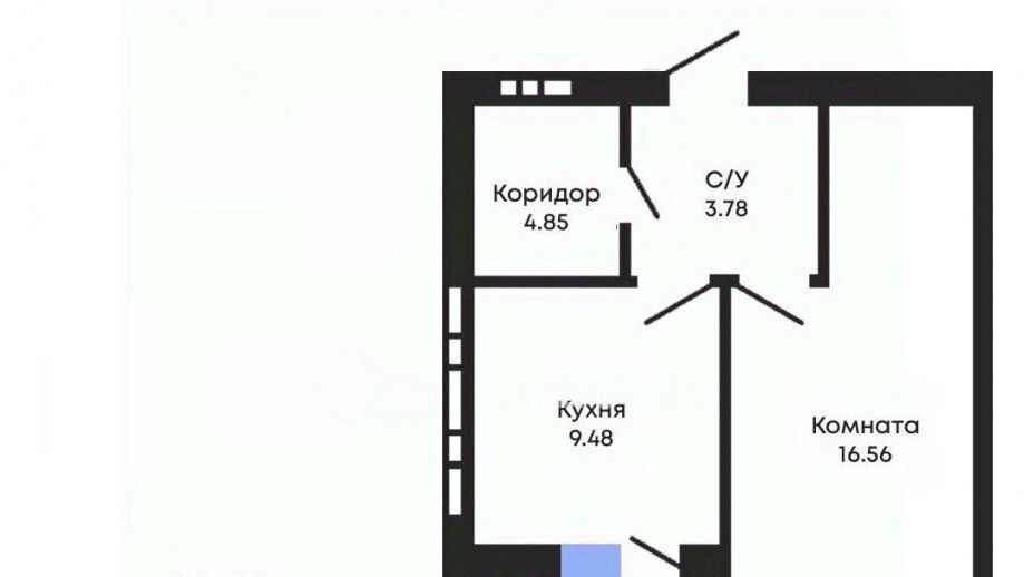 квартира г Воронеж р-н Советский ул Курчатова 32 фото 1