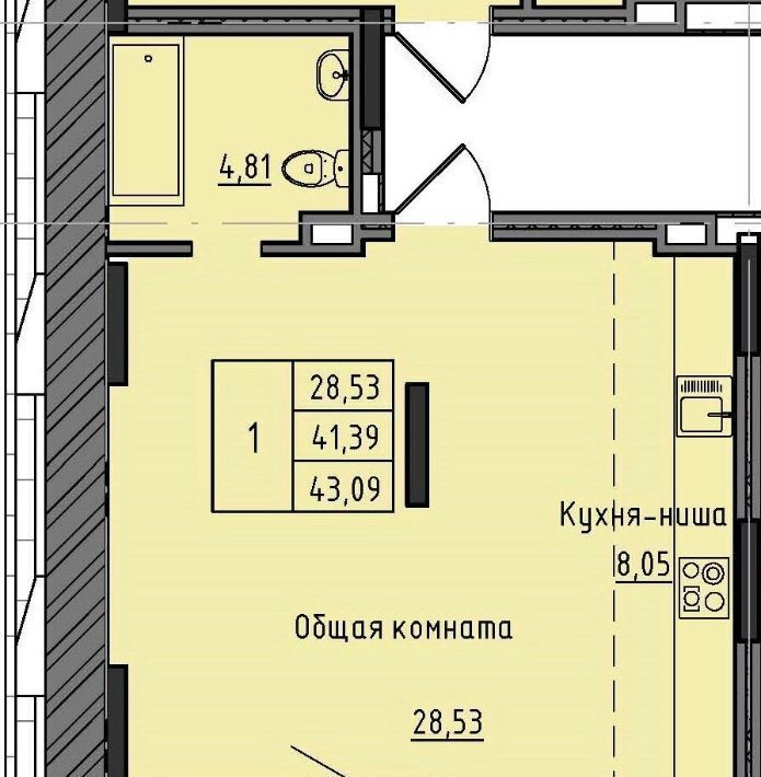 квартира г Якутск 37-й кв-л фото 1