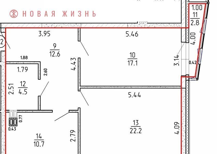 квартира г Самара р-н Железнодорожный проезд 4-й 8а фото 1