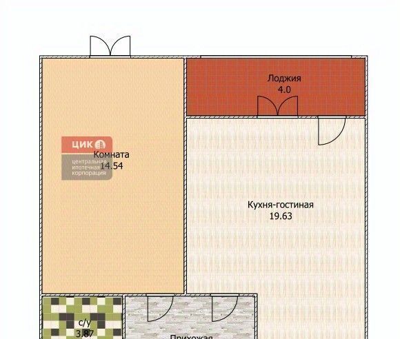квартира г Рязань р-н Железнодорожный ул 1-я Железнодорожная 18 фото 1