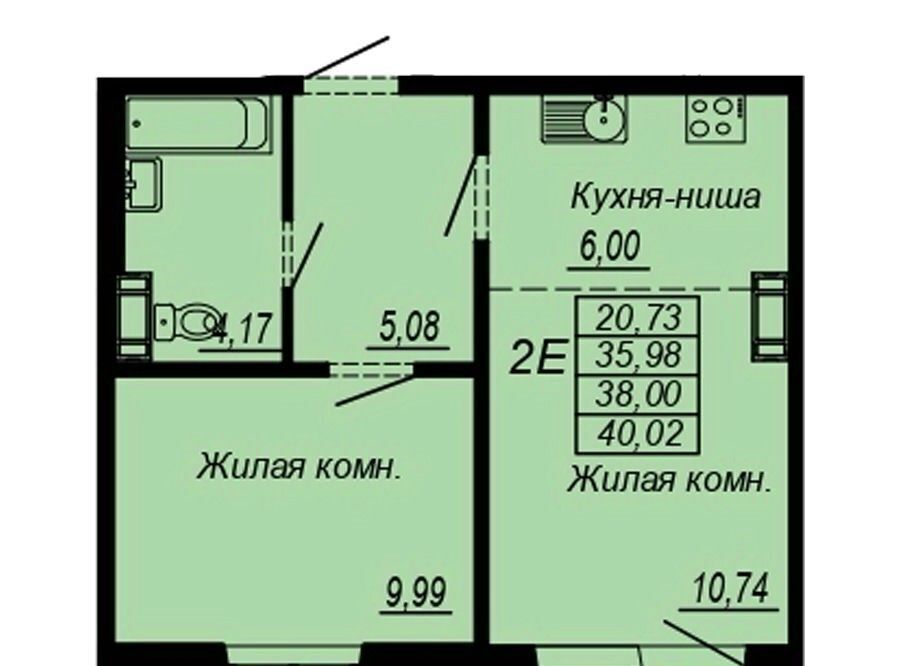 квартира г Хабаровск р-н Индустриальный Южный микрорайон ул Рокоссовского фото 1