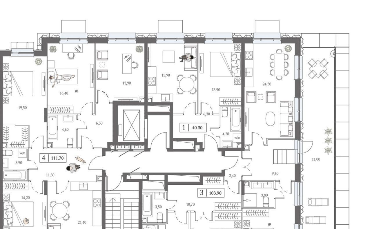 квартира г Москва метро Технопарк пр-кт Андропова 9/1к 3 ЖК «Dream Towers» муниципальный округ Нагатинский Затон фото 2