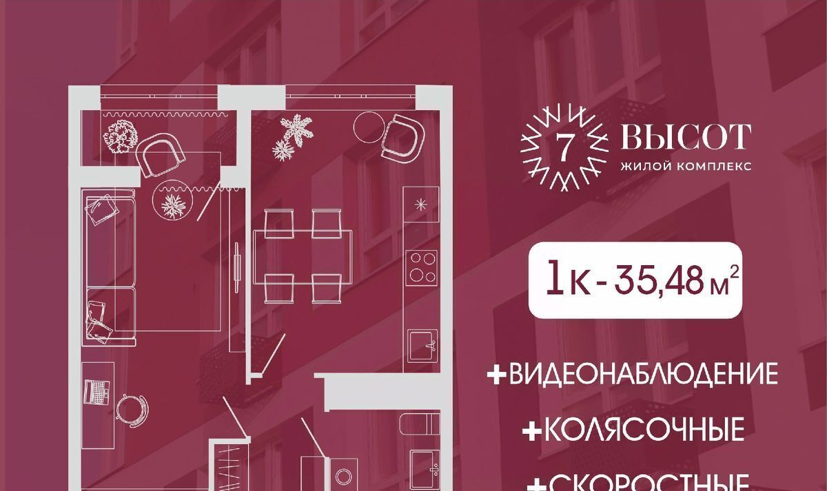 квартира г Кемерово р-н Заводский ул 1-я Линия 24 фото 1