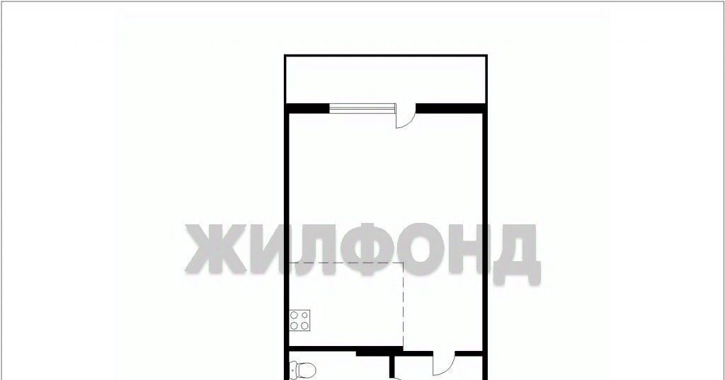 квартира г Новосибирск Заельцовская ул Фадеева 66/5 фото 6