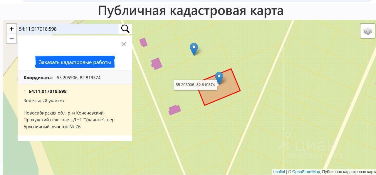 земля г Новосибирск ул Береговая Прокудский сельсовет, Коченёвский район фото 1