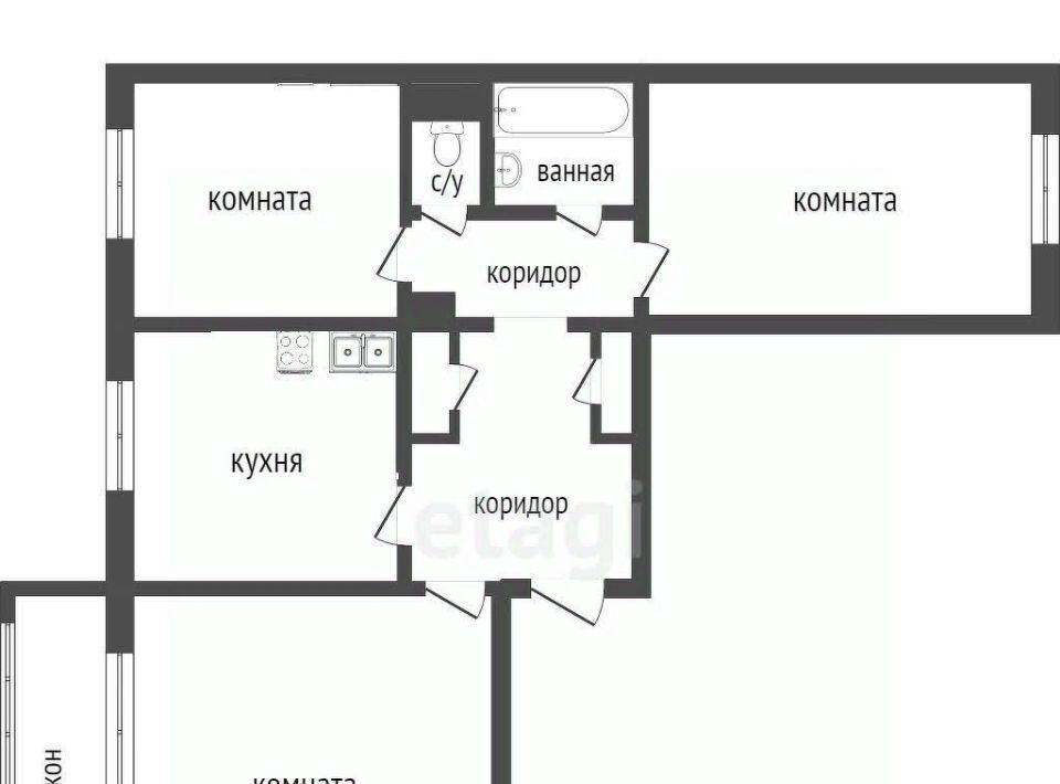 квартира г Нижний Тагил р-н Тагилстроевский ш Черноисточинское 43 фото 2