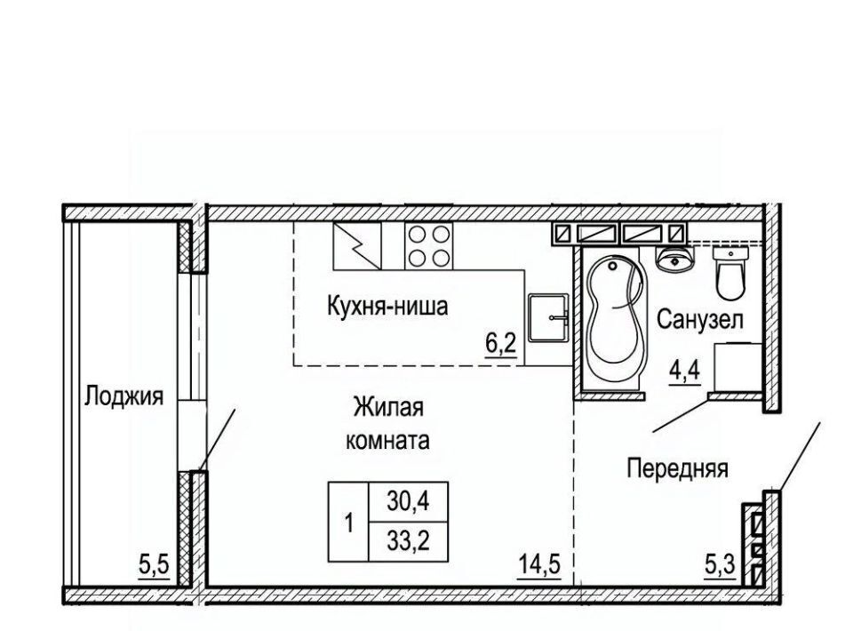 квартира г Владивосток р-н Ленинский ул Ладыгина фото 1