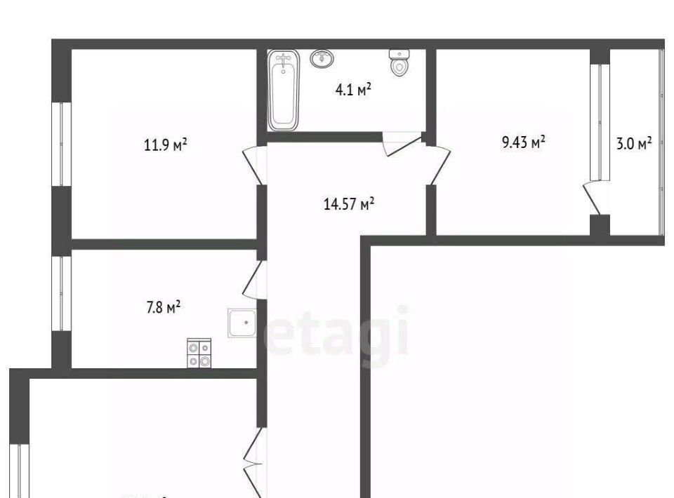квартира г Сыктывкар ул Мира 39 фото 1