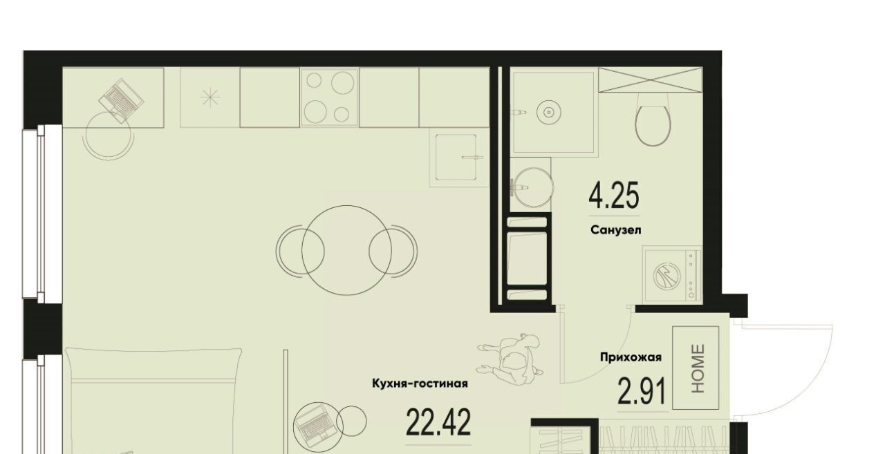 квартира р-н Всеволожский г Мурино Девяткино фото 1