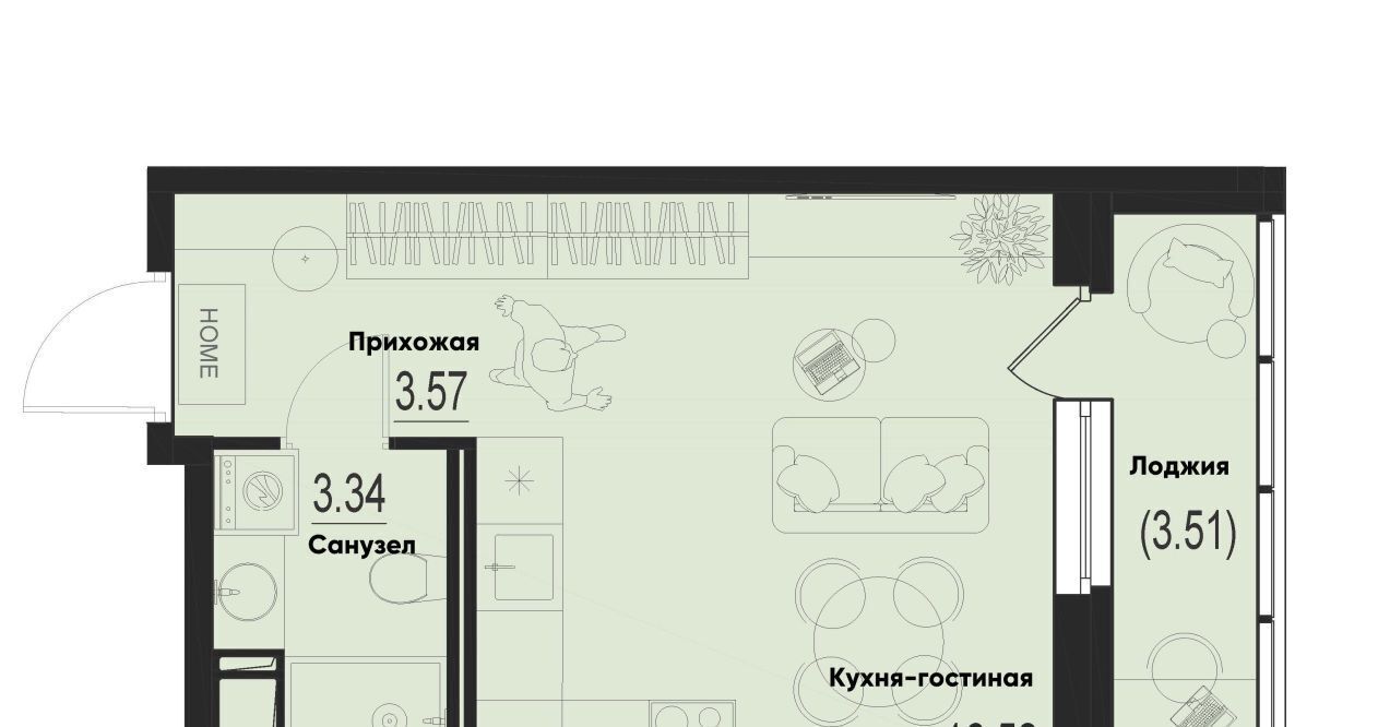 квартира р-н Всеволожский г Мурино Девяткино фото 1