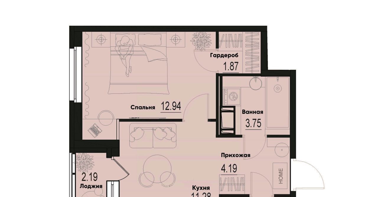 квартира р-н Всеволожский г Мурино Девяткино фото 1