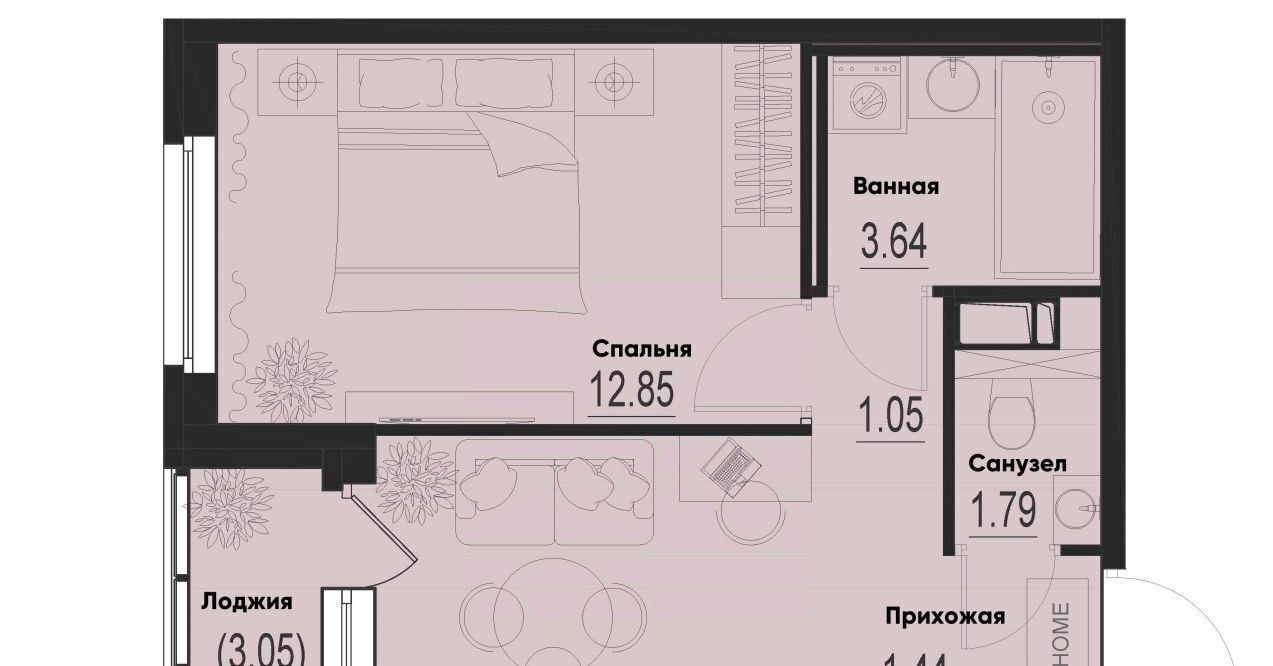 квартира р-н Всеволожский г Мурино Девяткино фото 1
