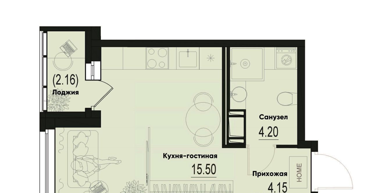 квартира р-н Всеволожский г Мурино Девяткино фото 1