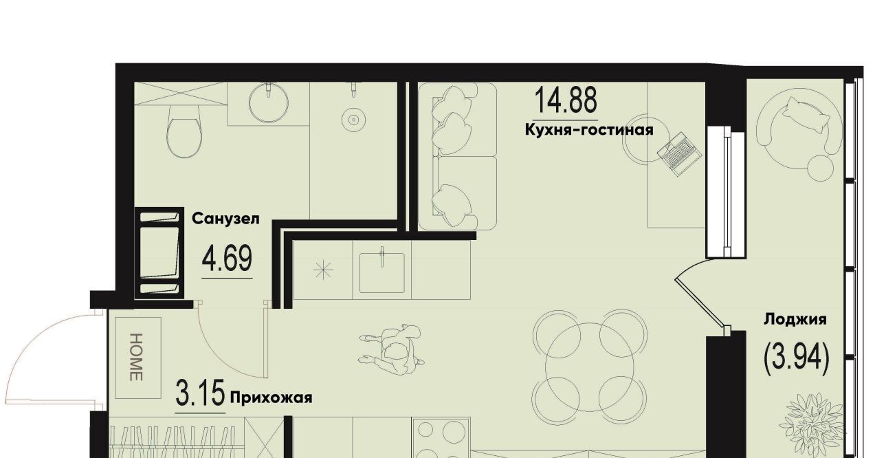 квартира р-н Всеволожский г Мурино Девяткино фото 1