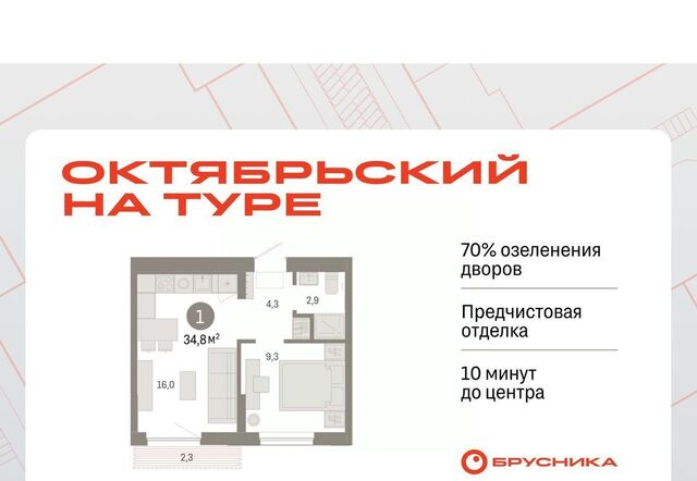р-н Калининский ЖК «Октябрьский на Туре» фото