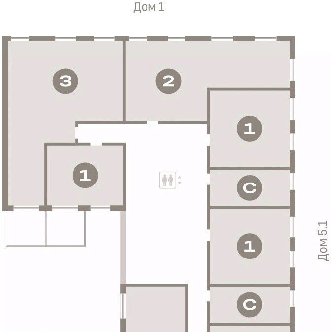 квартира г Тюмень р-н Центральный ул Мысовская 26к/2 фото 2