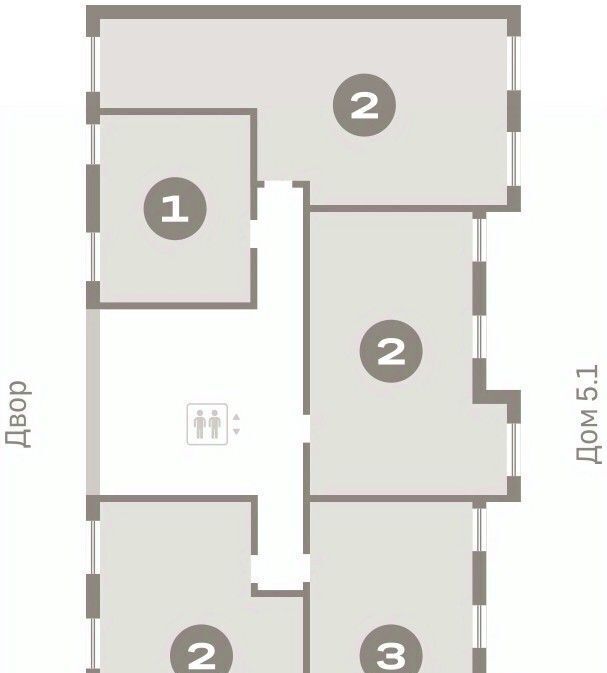 квартира г Тюмень р-н Центральный ул Мысовская 26к/2 фото 2