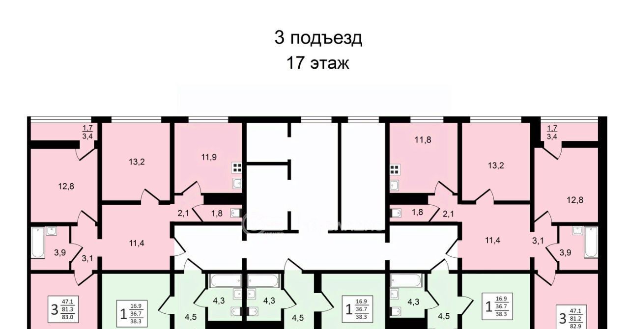 квартира г Воронеж р-н Центральный ул Пескова 8 фото 9