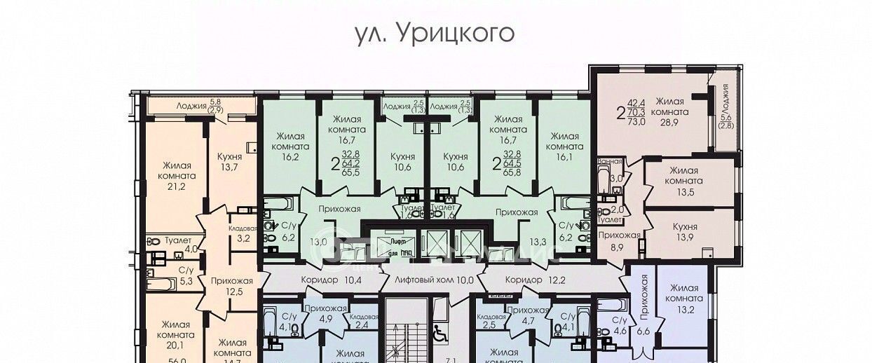 квартира г Воронеж р-н Центральный ул Урицкого 137 фото 5