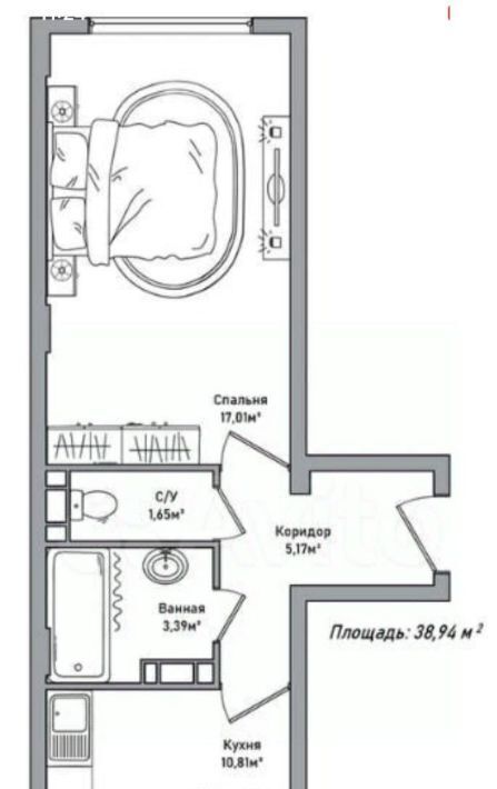 квартира г Ярославль р-н Дзержинский ул Брагинская 18к/4 фото 12
