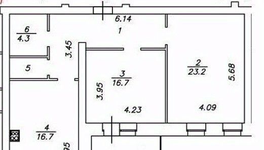 квартира г Вологда Заречье ул Комсомольская 35а фото 2