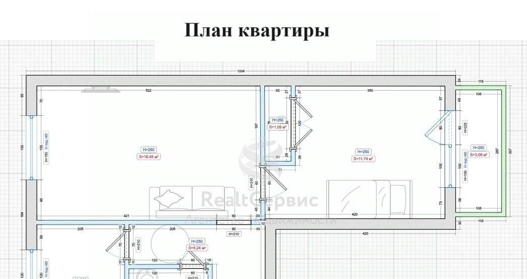 квартира г Чайковский ул Карла Маркса 2 фото 20
