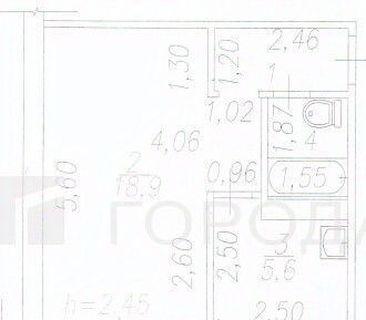 квартира г Новокузнецк р-н Центральный ул Циолковского 68 фото 2