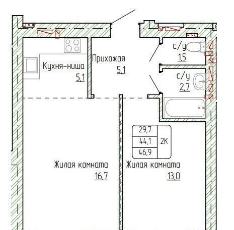 квартира г Новоалтайск ул Титова 6 фото 1