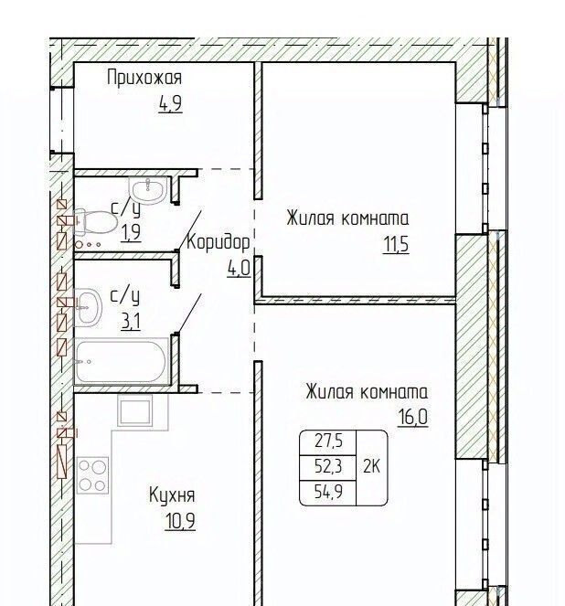 квартира г Новоалтайск ул Титова 6 фото 1
