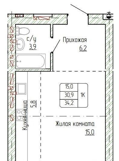 квартира г Новоалтайск ул Титова 6 фото 1