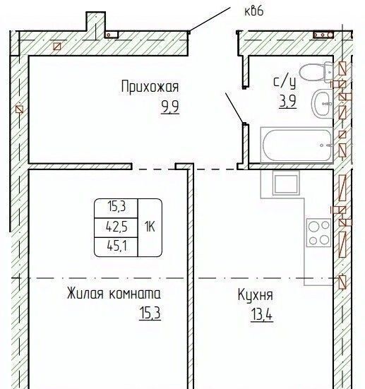 квартира г Новоалтайск ул Титова 6 фото 1