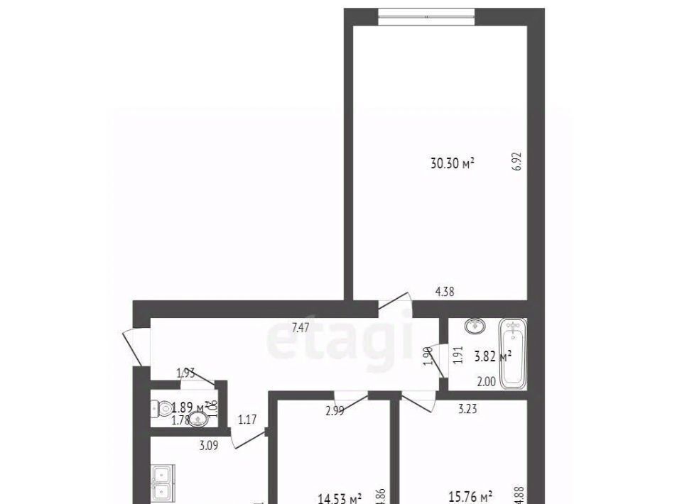 квартира г Саранск р-н Октябрьский ул Мордовская 35к/192 фото 2