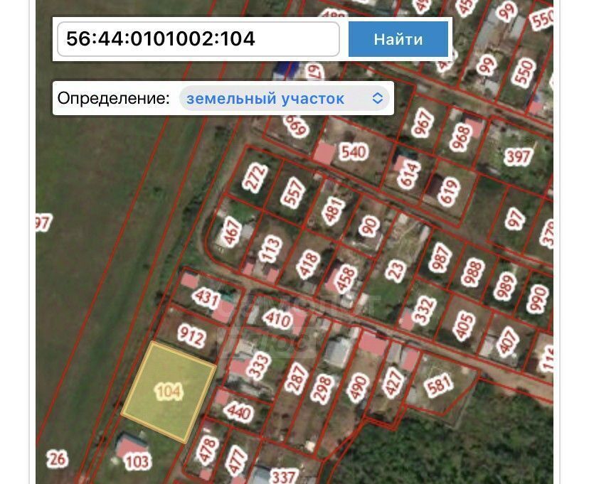 земля г Оренбург р-н Дзержинский снт тер.Мирное ул. Проезд 21 фото 1