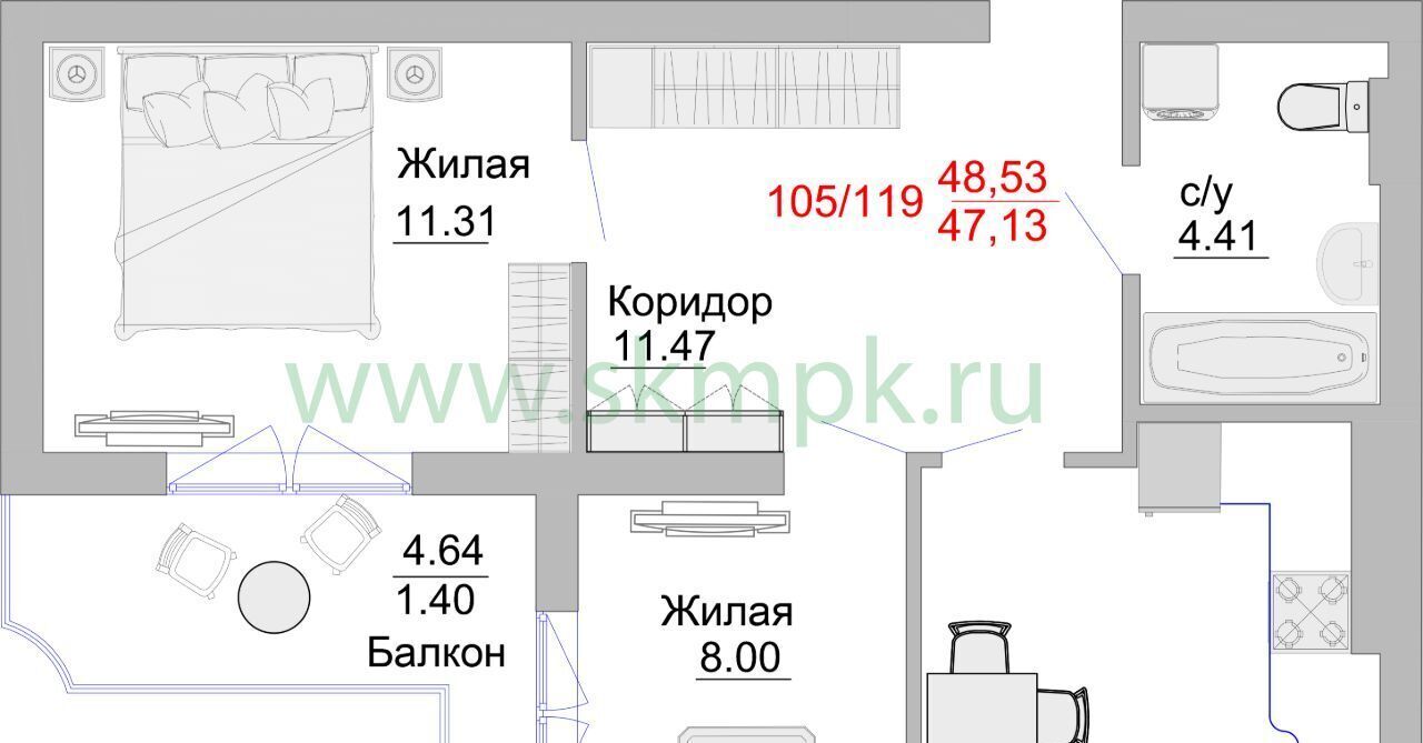 квартира г Пионерский ул Портовая 5 фото 1